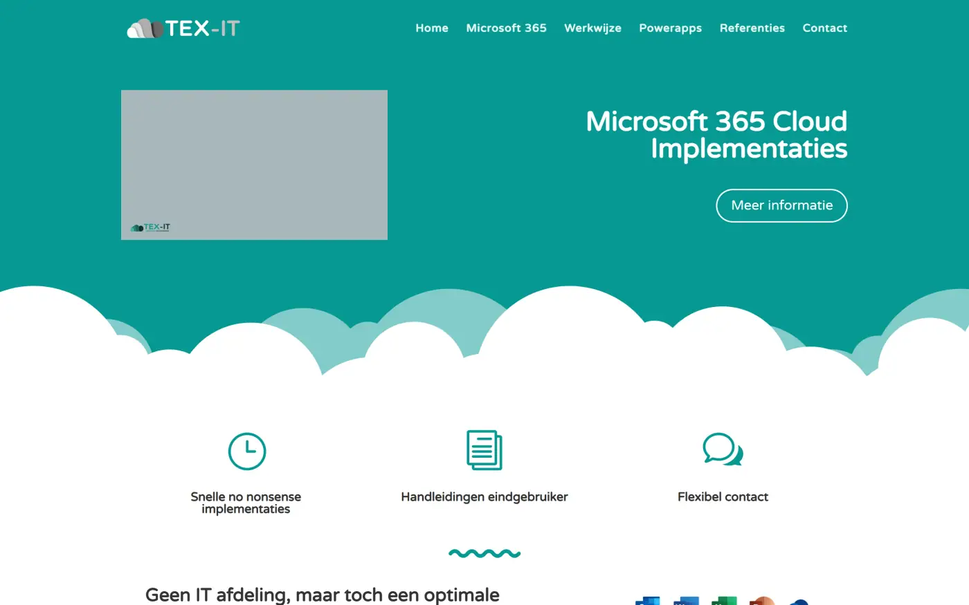 Website tex-it.nl in een frisse, moderne huisstijl